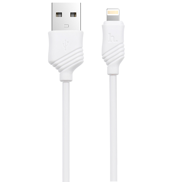Кабель USB 2.0 A (m) - Lightning (m) 1м Hoco X6 Khaki - Белый