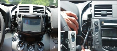 Как снять головное устройство Toyota RAV4 (Тойота РАВ 4) 2006-...